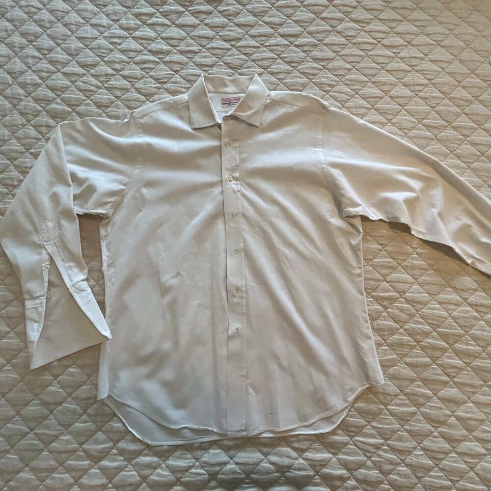 3 Men's Culwell & Son Custom Dress Shirts Long Sleeve French Cuff Size 16 x 34